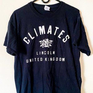 Climates Band Merch - Black tee